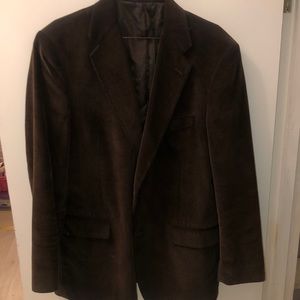 Macy’s Club Room Corduroy Blazer Jacket Brown 42R